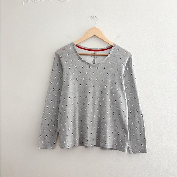 croft & barrow Tops - Croft & Barrow Penguin Long Sleeve